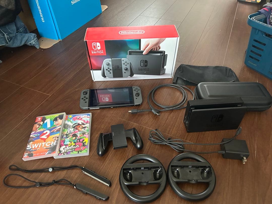 Nintendo Switch 周辺機器+スプラトゥーン2、ワンツースイッチ