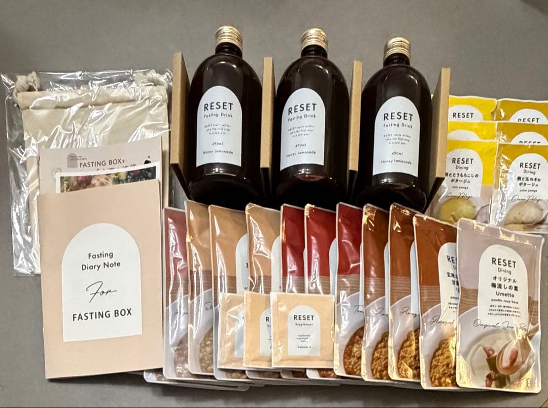 RESET ファスティング BOX 瓶タイプ