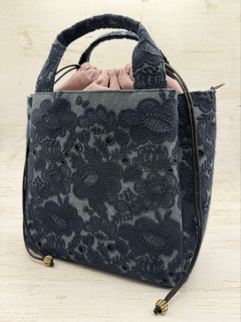 ミナペルホネン ハンドメイドバッグ smileflower 825