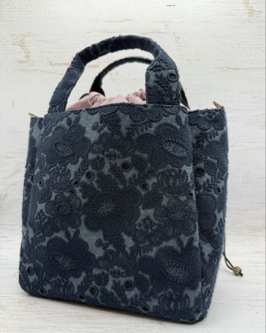 ミナペルホネン ハンドメイドバッグ smileflower 825