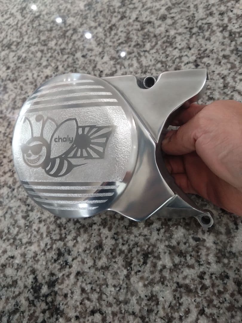 【完全1点物】　シャリー等　太足　ワイド　ジェネレーターカバー　彫り込み