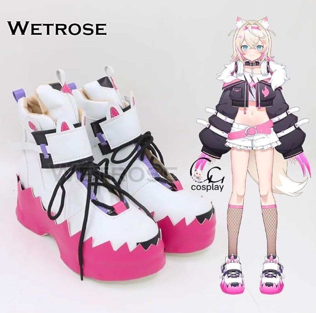モココ フルセット ウィッグ 衣装 靴 耳 シッポ ホロライブ