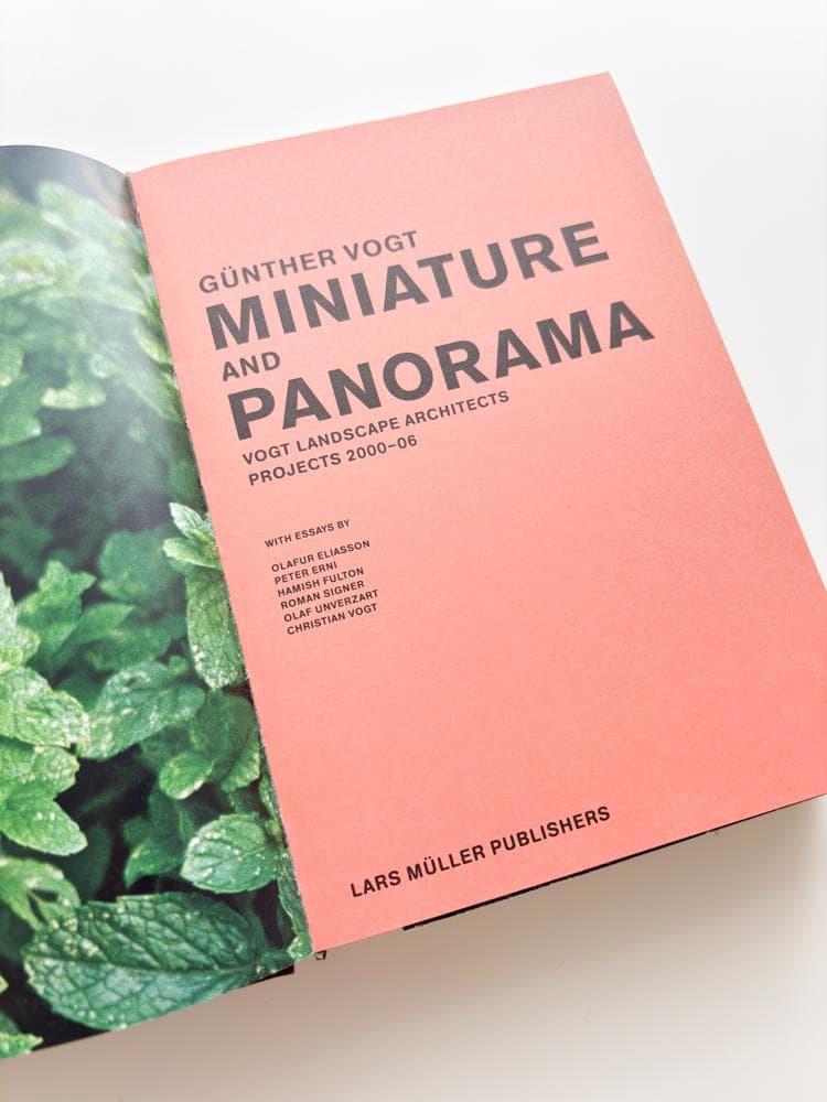 洋書 Vogt Landscape: Miniature and Panorama