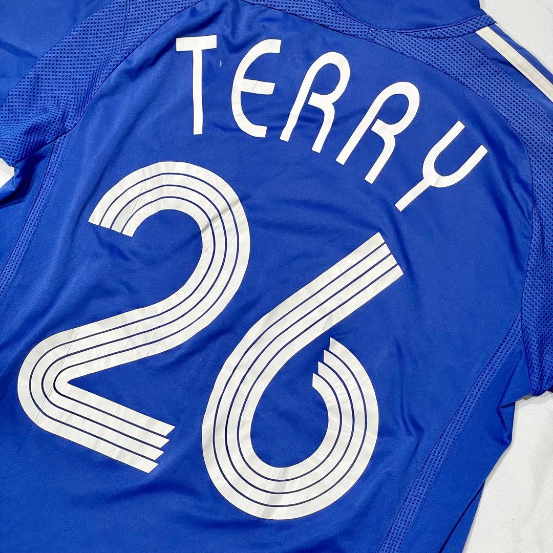 希少品 チェルシー ユニフォーム ジョンテリー 06-08 アディダス ブルー