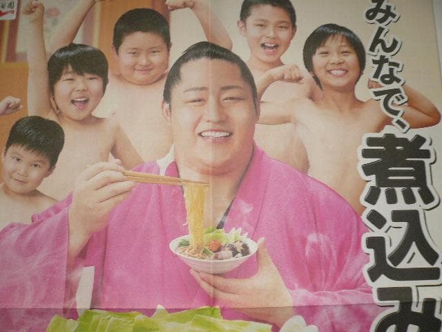 なんと３点！貴重！遠藤関 永谷園 新聞広告 切り抜き 大相撲 2014年他