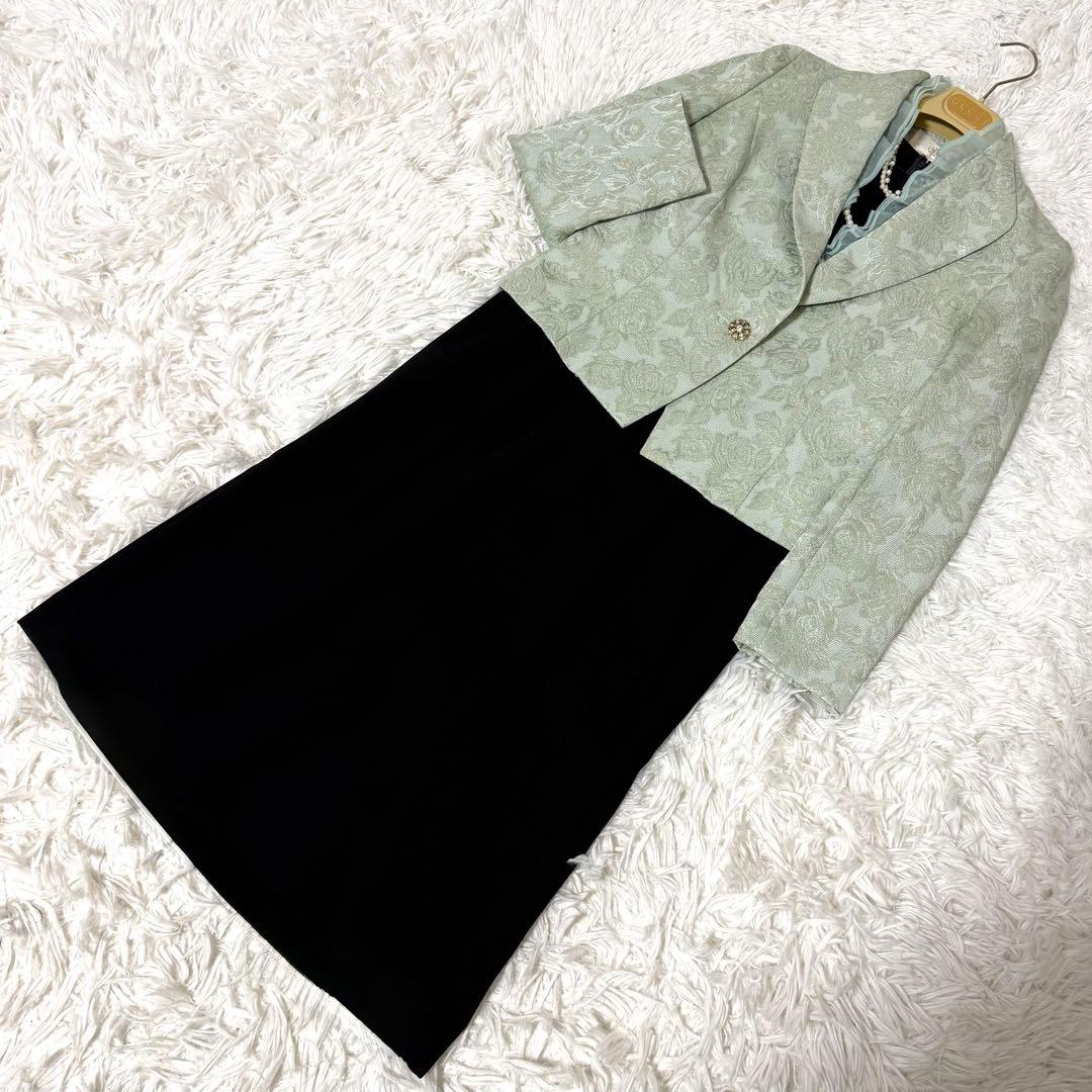 桂由美　セレモニーワンピーススーツ　マザーズドレス　結婚式　フォーマル　高級　母