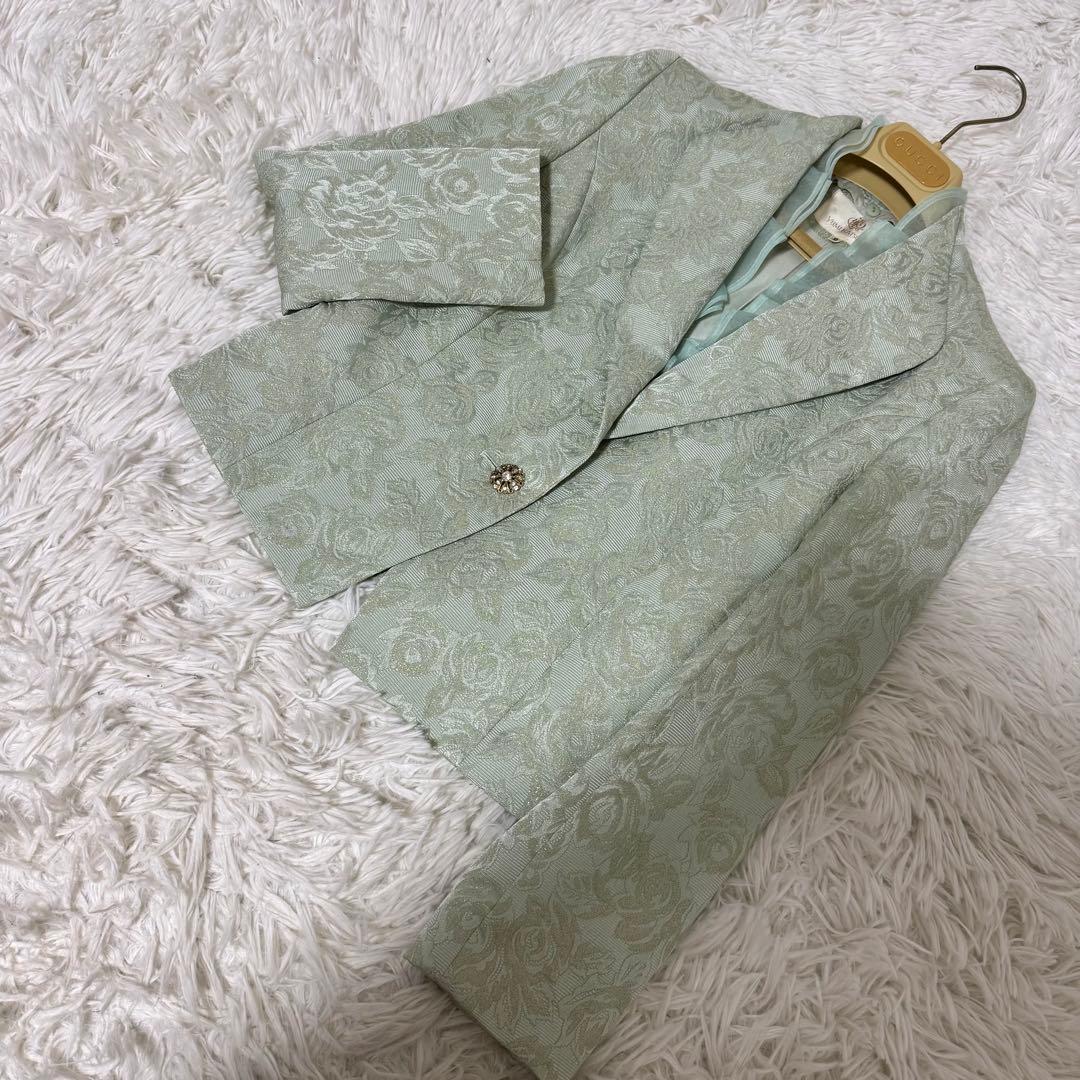 桂由美　セレモニーワンピーススーツ　マザーズドレス　結婚式　フォーマル　高級　母