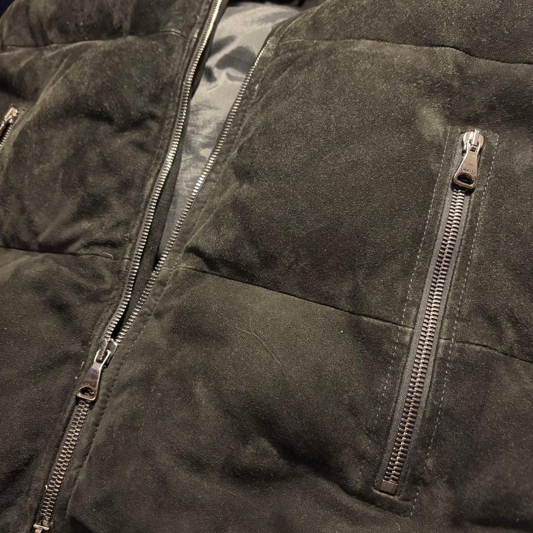 EMMETI ゴートスキンスエード ダウンベスト 44