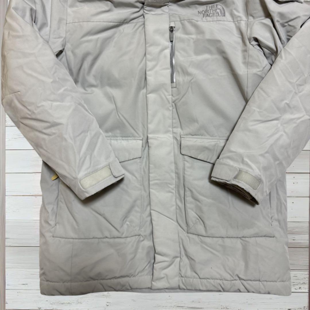 【冬物SALE】ノースフェイス　ホワイトグレー　ダウン