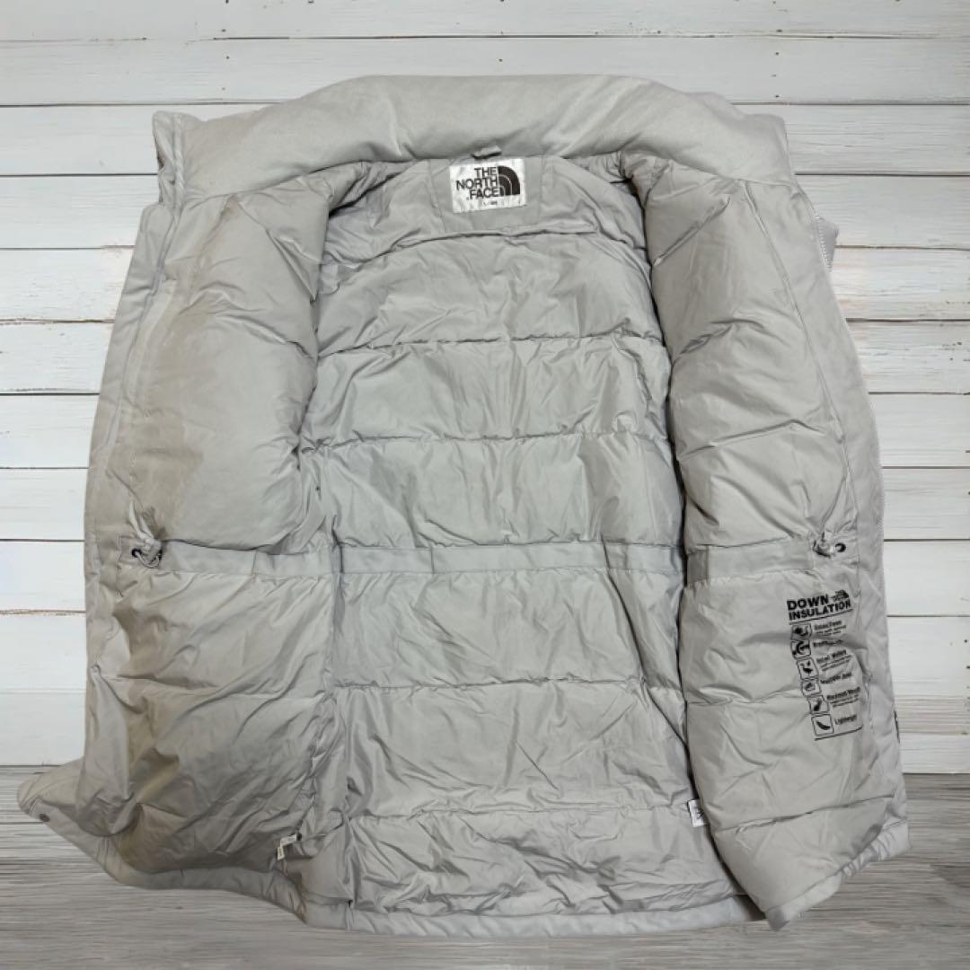 【冬物SALE】ノースフェイス　ホワイトグレー　ダウン