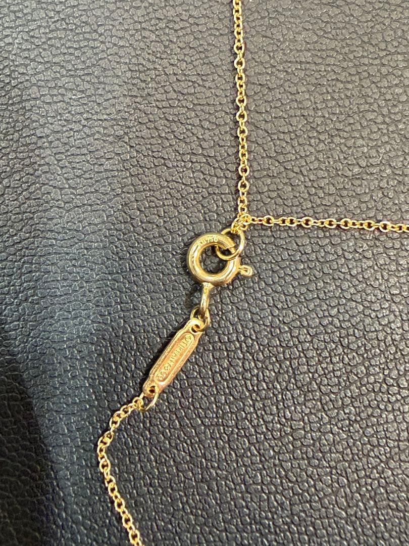 Tiffany Tスマイル　ペンダント(スモール) K18イエローゴールド