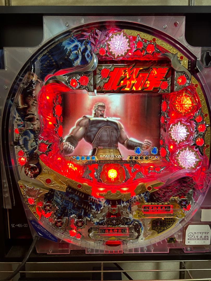 CR 北斗の拳 HVJS ケンシロウver 実機 卓上BOX 焔枠 パチンコ