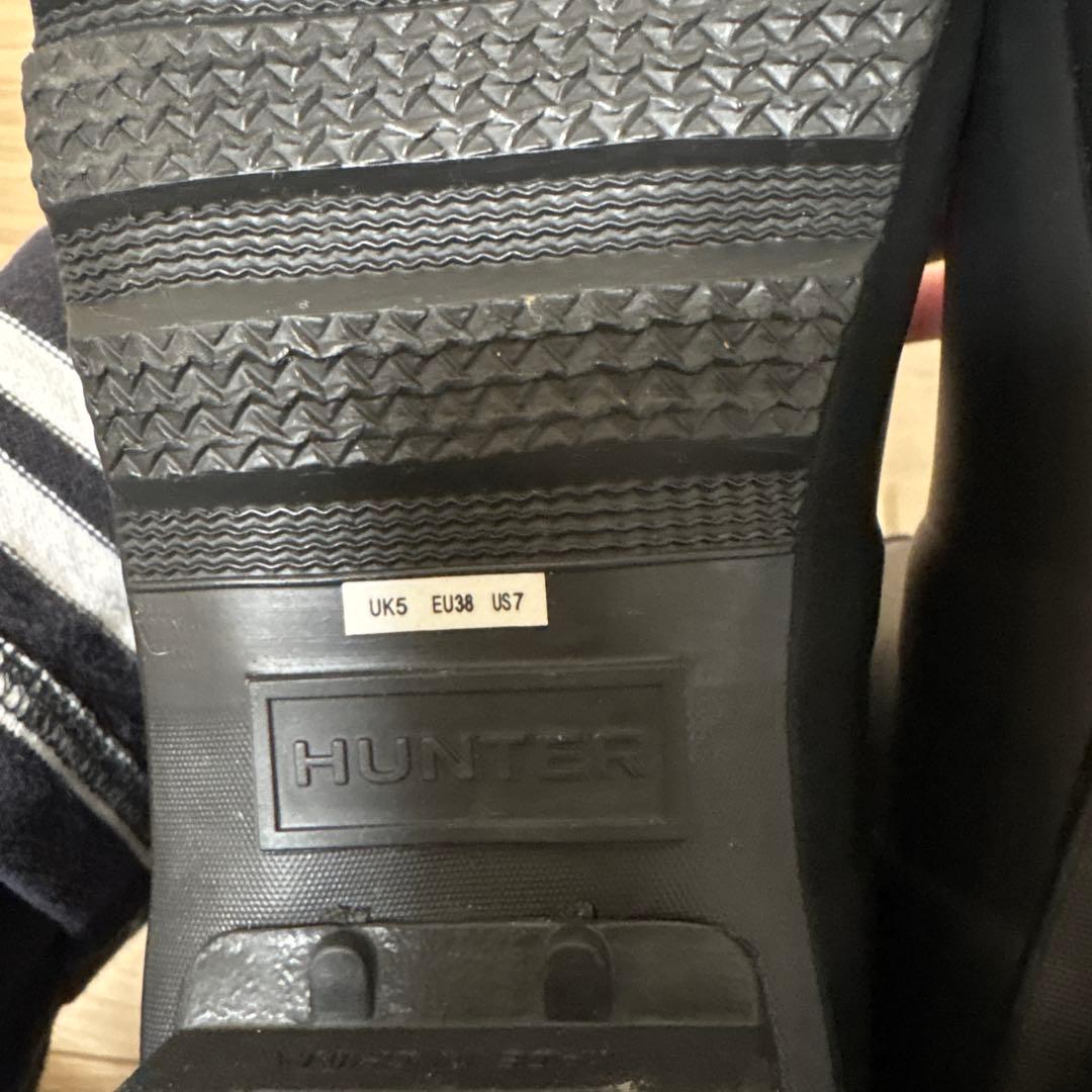 【極美品】HUNTER　レインブーツ　レディース