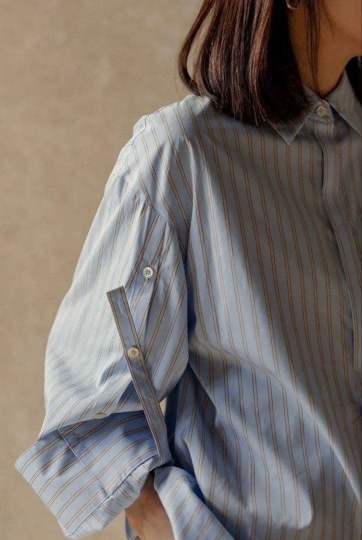 デレス　deres ストライプ　シャツ