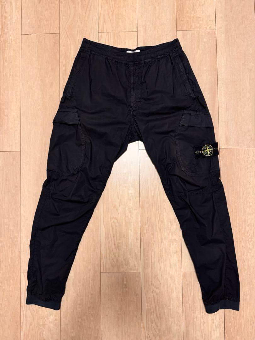 Stone  ストーンアイランド カーゴパンツ ブラック 32