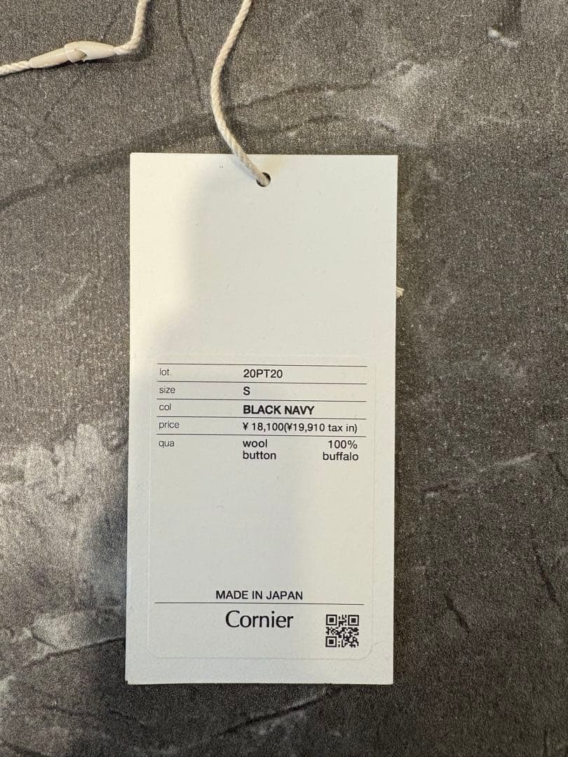 パンツ Cornier Super130's WORSTED WOOL PANTS