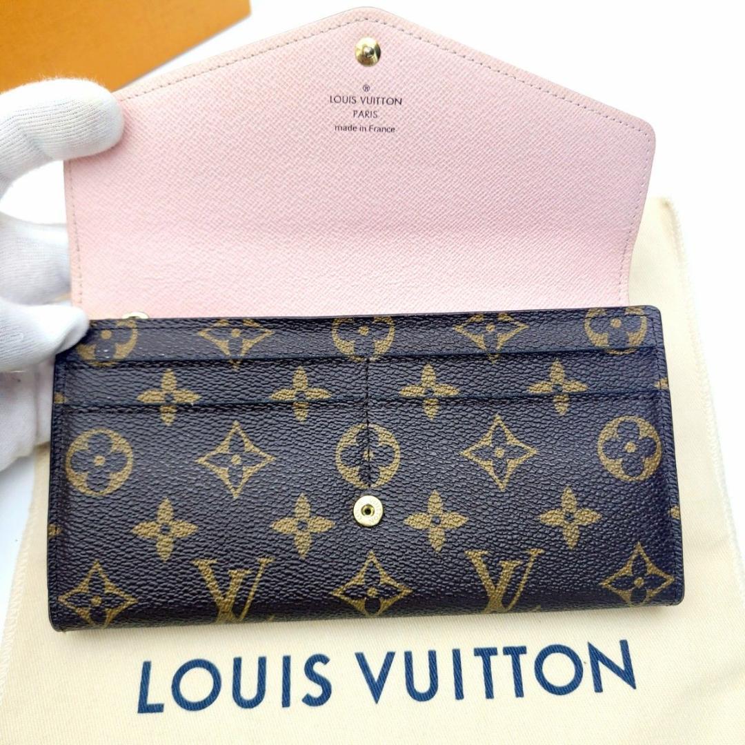 極美品 ルイヴィトン モノグラム 長財布 ICチップ反応あり 新型 箱付