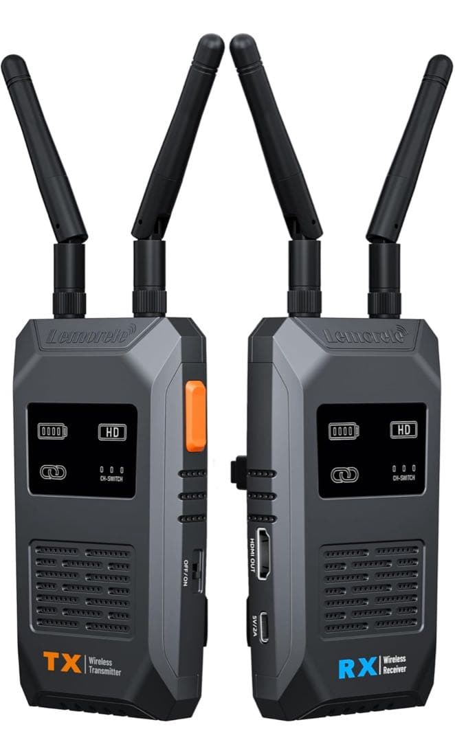 ワイヤレス HDMI 送受信機セット 小型 5G 200M Lemorele