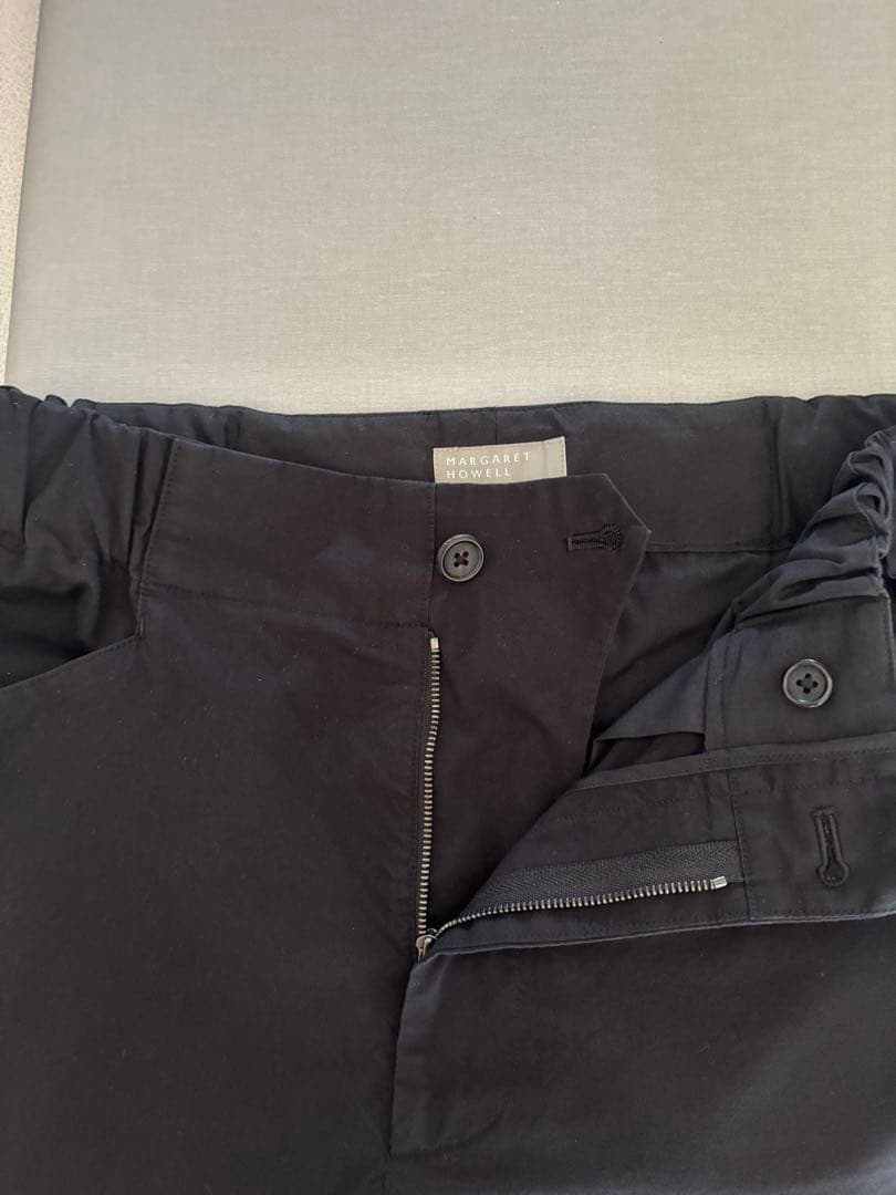 マーガレットハウエル⭐️コットンシルクCOTTON SILK POPLIN パンツ