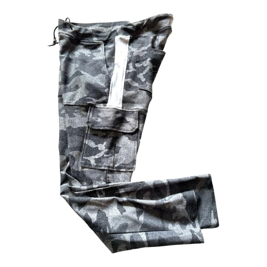 ALCOTT HILL 迷彩柄カーゴスウェットパンツ　ストレッチ　ドローコード