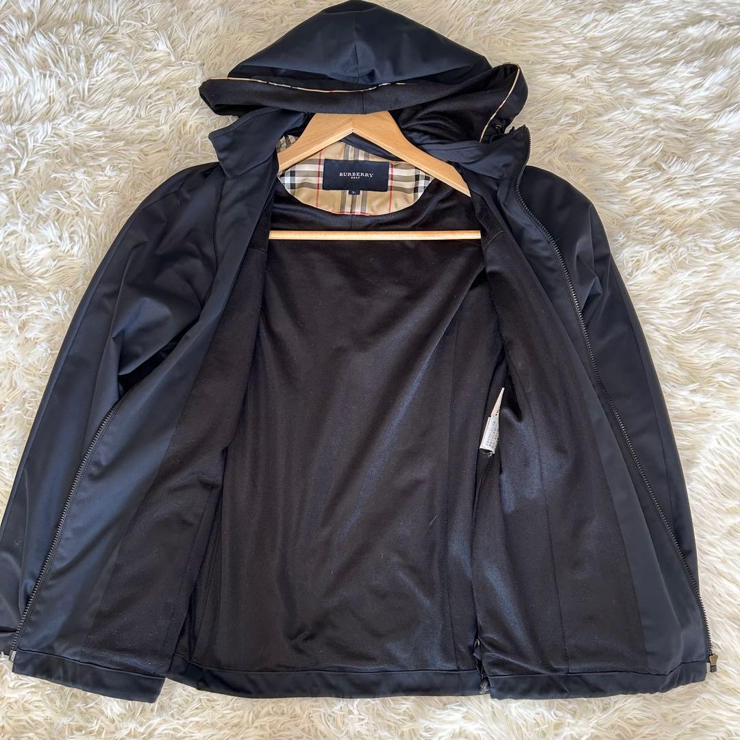 バーバリーゴルフ　2way フード　取り外し　ジャケット　男女兼用　ブラック