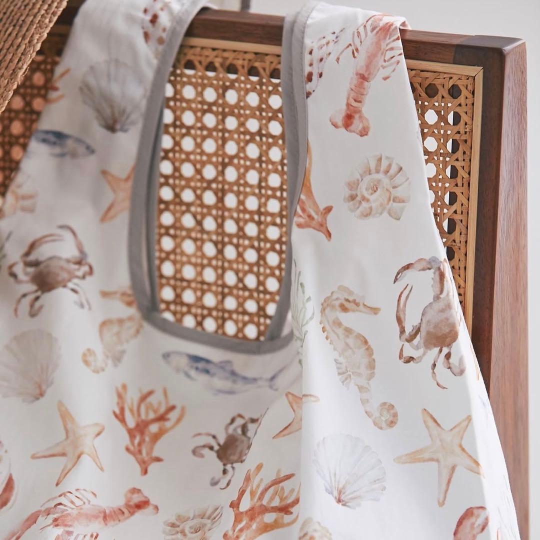 【新品未開封】seventenマリンプリントエコバッグ