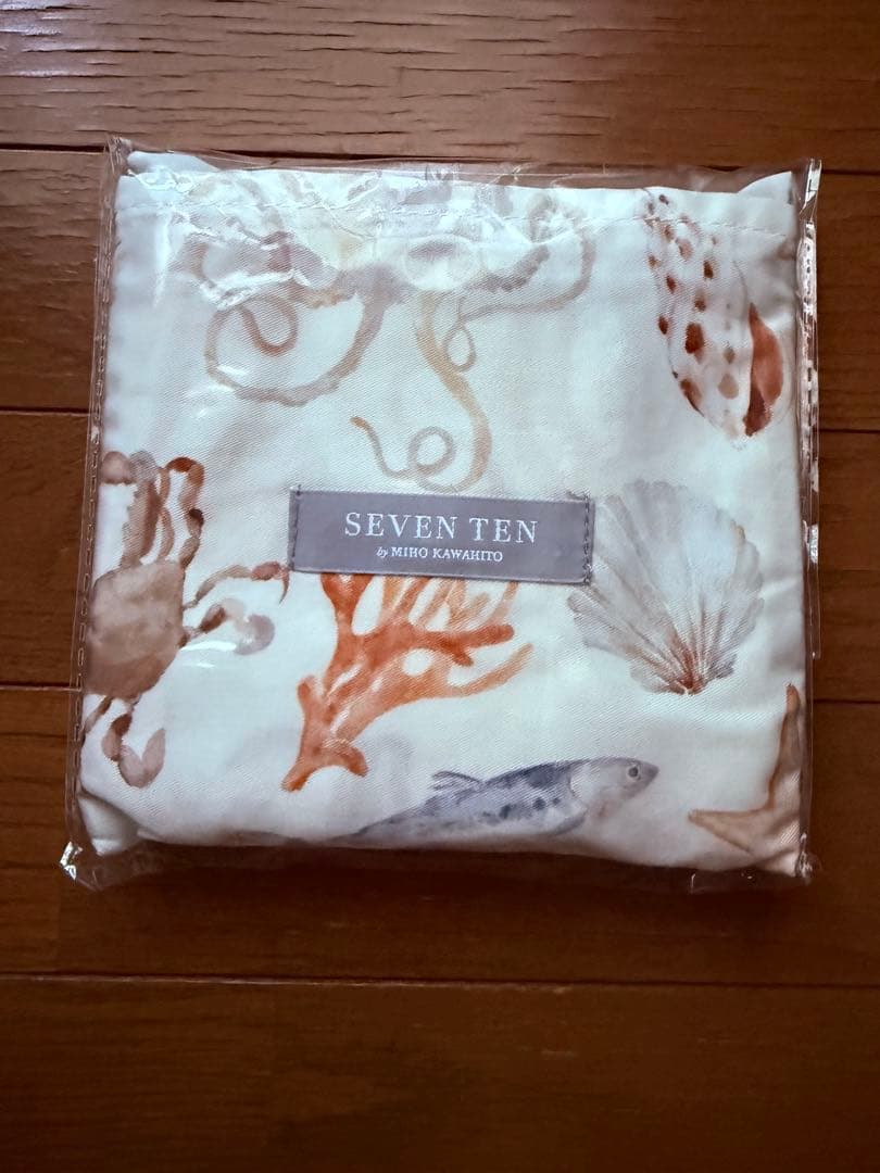 【新品未開封】seventenマリンプリントエコバッグ