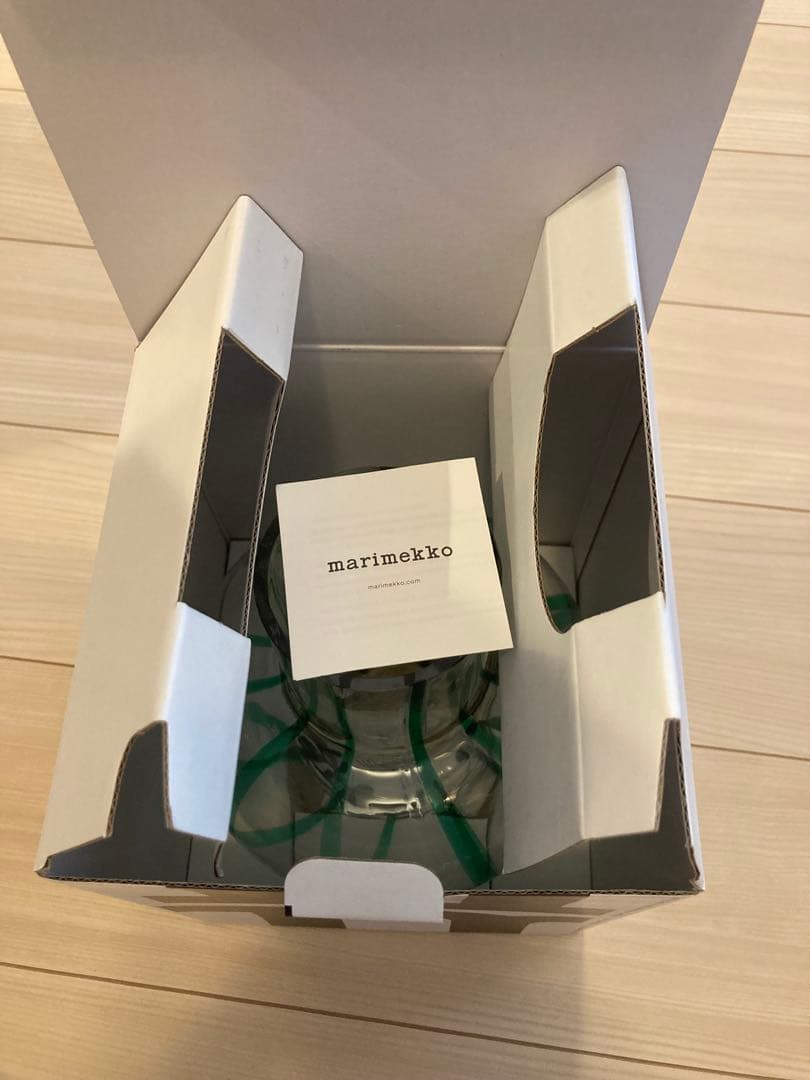 マリメッコ フラワーベース UNPU グリーン