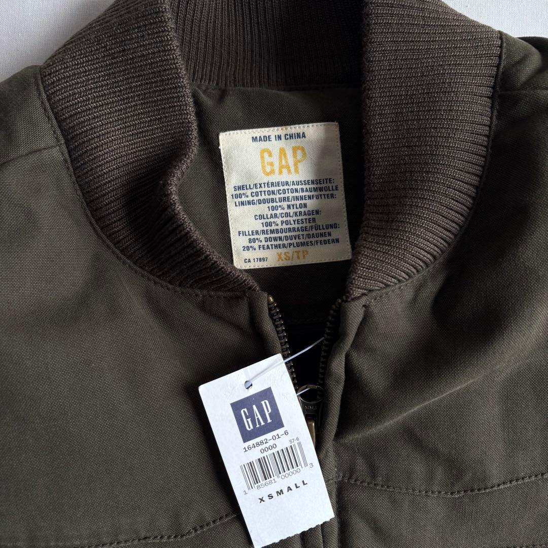 00s OLD GAP “NOS\" canvas work down vest