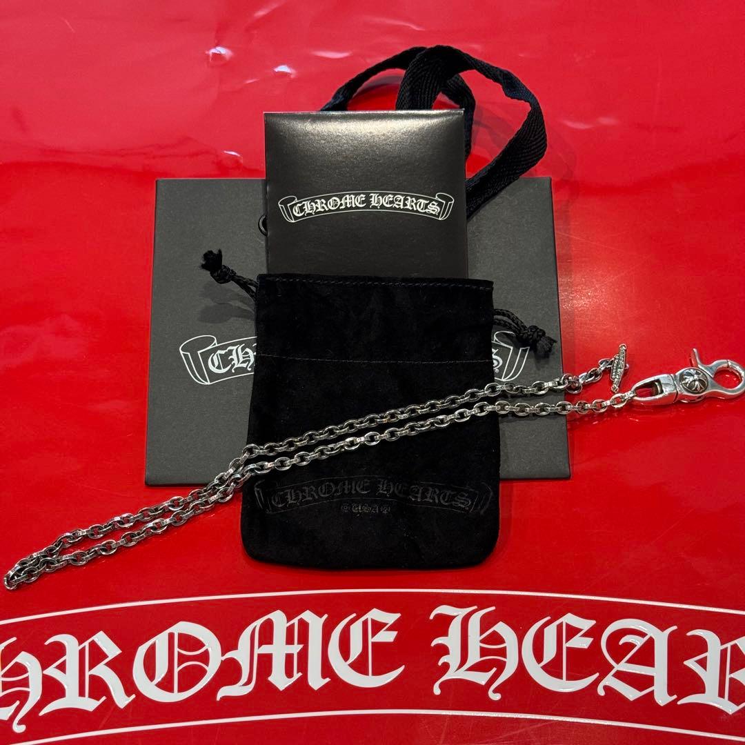新品 激レア クロムハーツ ペーパーチェーン 1clip ウォレットチェーン