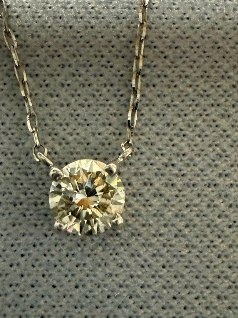 プラチナ ダイヤモンドネックレス 0.25ct 一粒ダイヤ