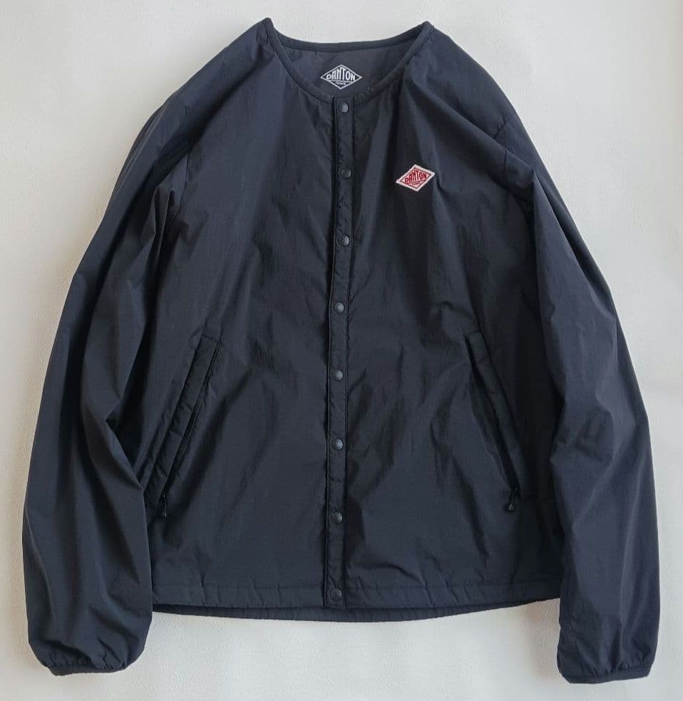 極美品 ダントン インサレーションジャケット 40 ブラック プリマロフト 中綿