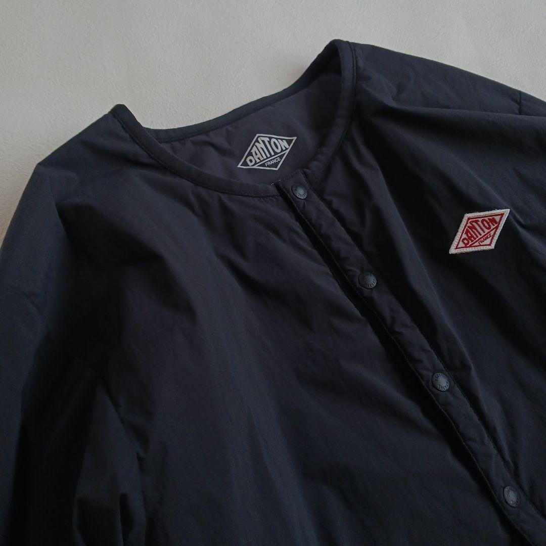 極美品 ダントン インサレーションジャケット 40 ブラック プリマロフト 中綿