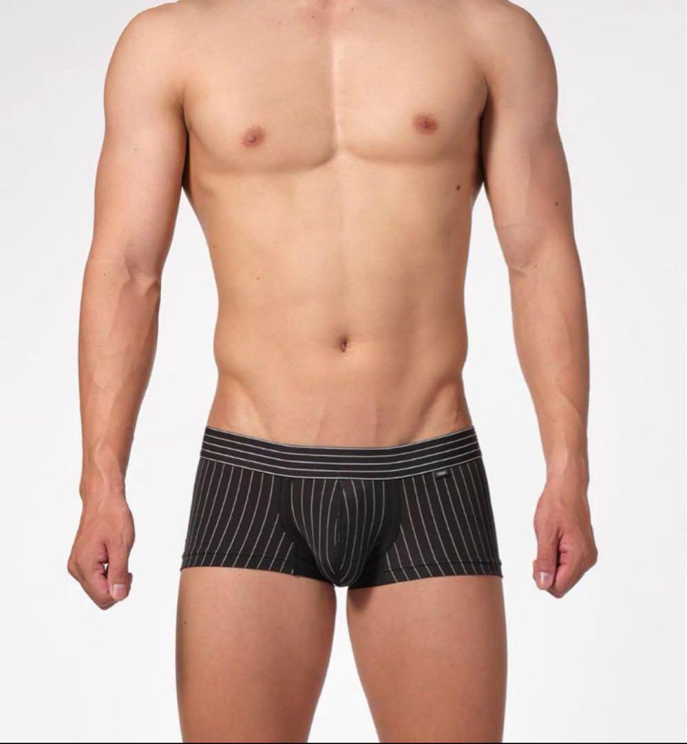 TOOT トゥート ピンストライプ ボクサー ウルトラマイクロ ブラック