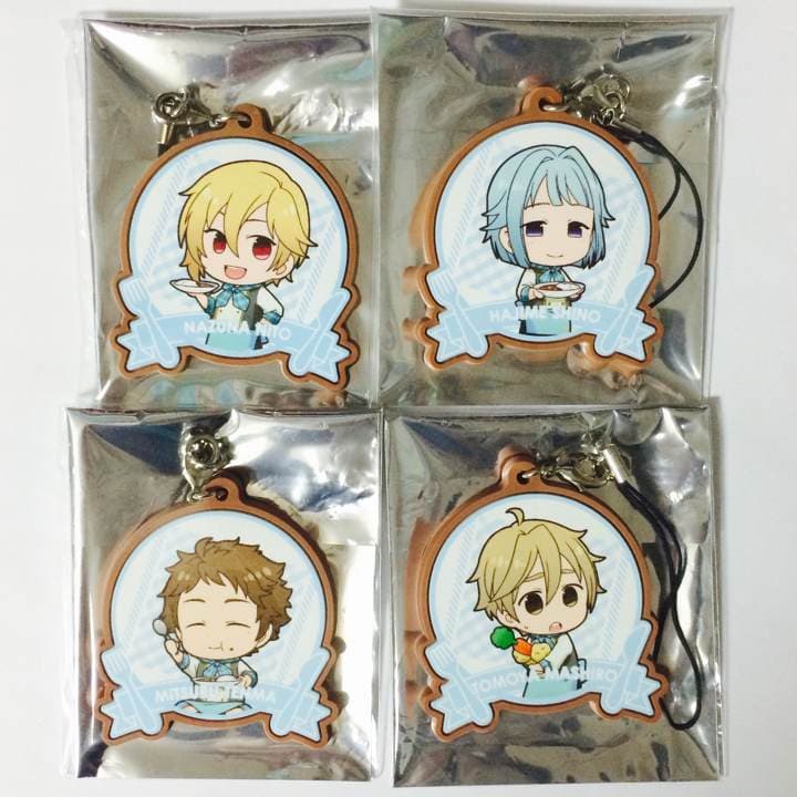 新品★あんスタ★アニカフェ★Ra*bits★ラバーチャーム★4点セット