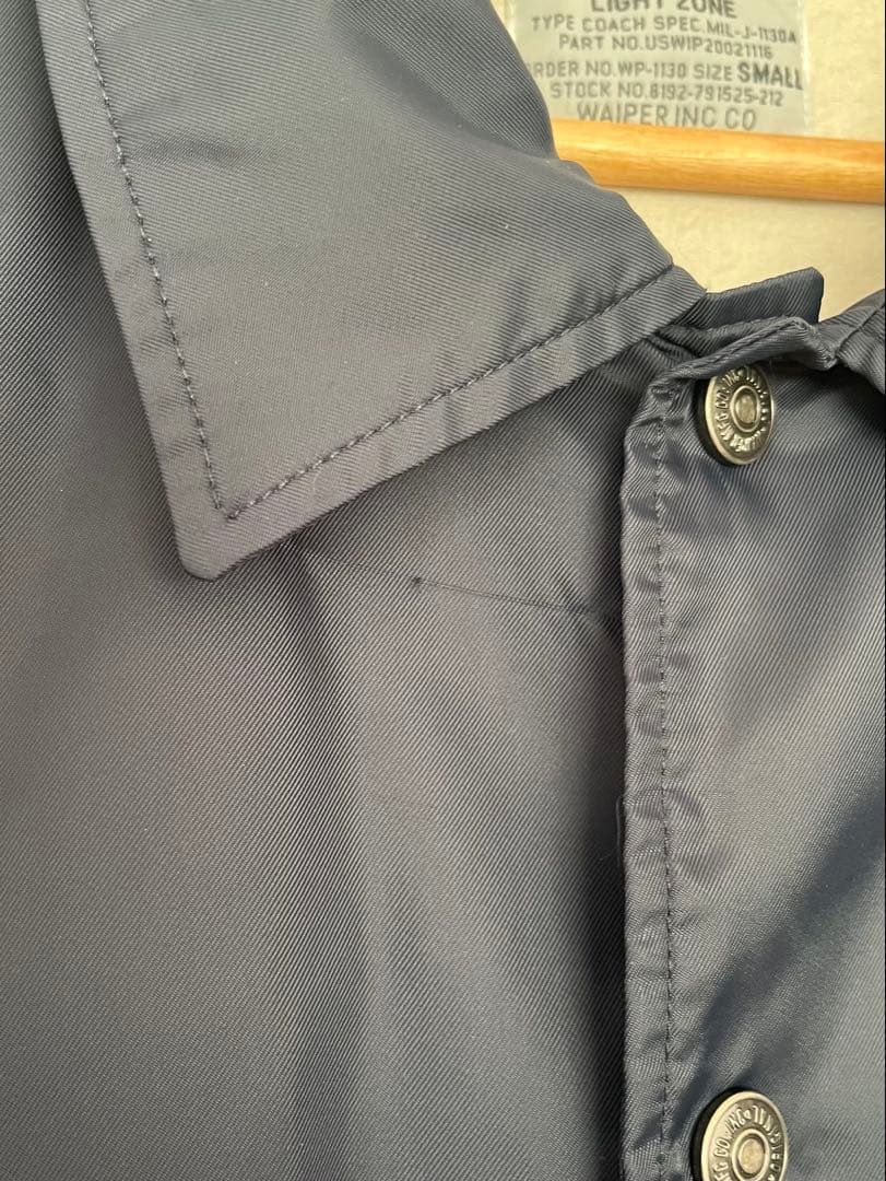 WAIPER.inc コーチジャケット　WP1130 ネイビー Sサイズ