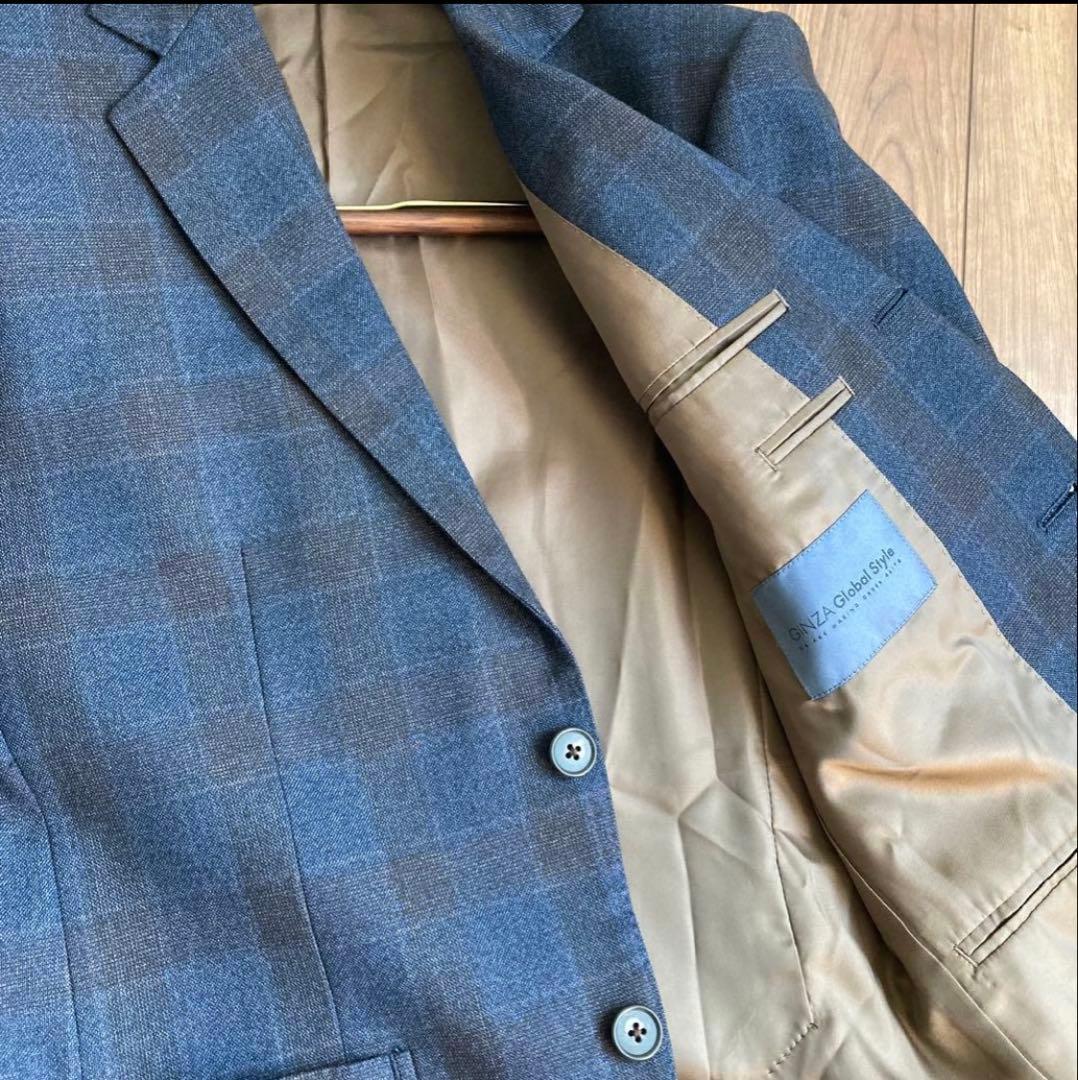 【こー様限定】銀座グローバルスタイル×カルロバルベラ オーダースーツ【極美品】