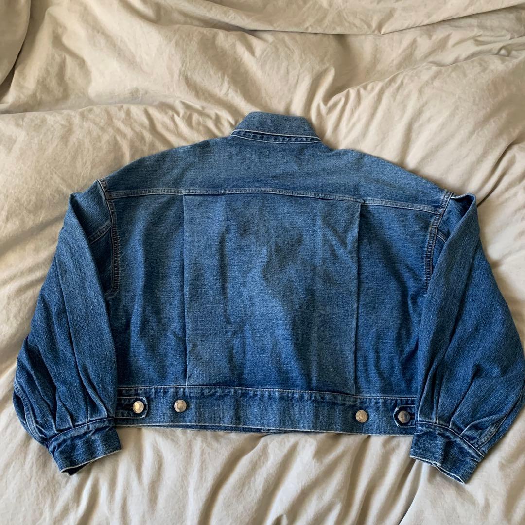 ジャケット・アウター HYKE BALLOON SLEEVE DENIM JACKET SIZE1