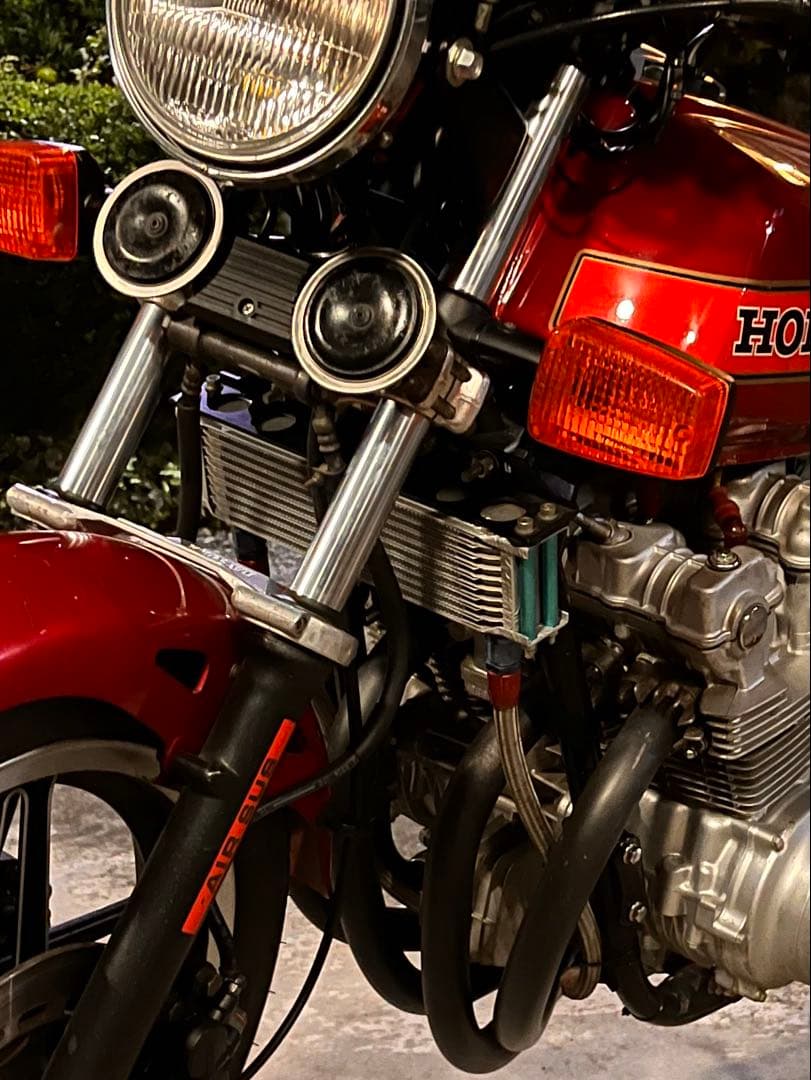 CB750F オイルクーラー