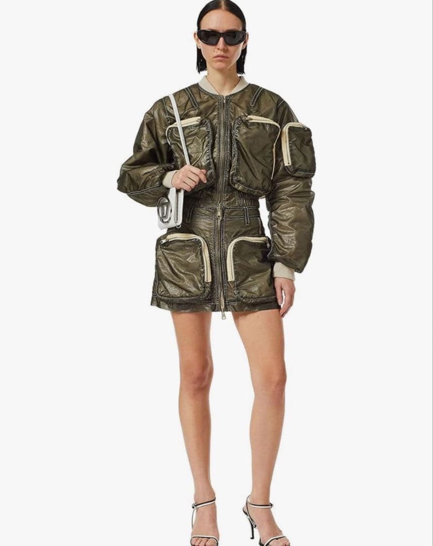 Diesel ミニ スカート 3Dポケットミニタリー A049450LCAW