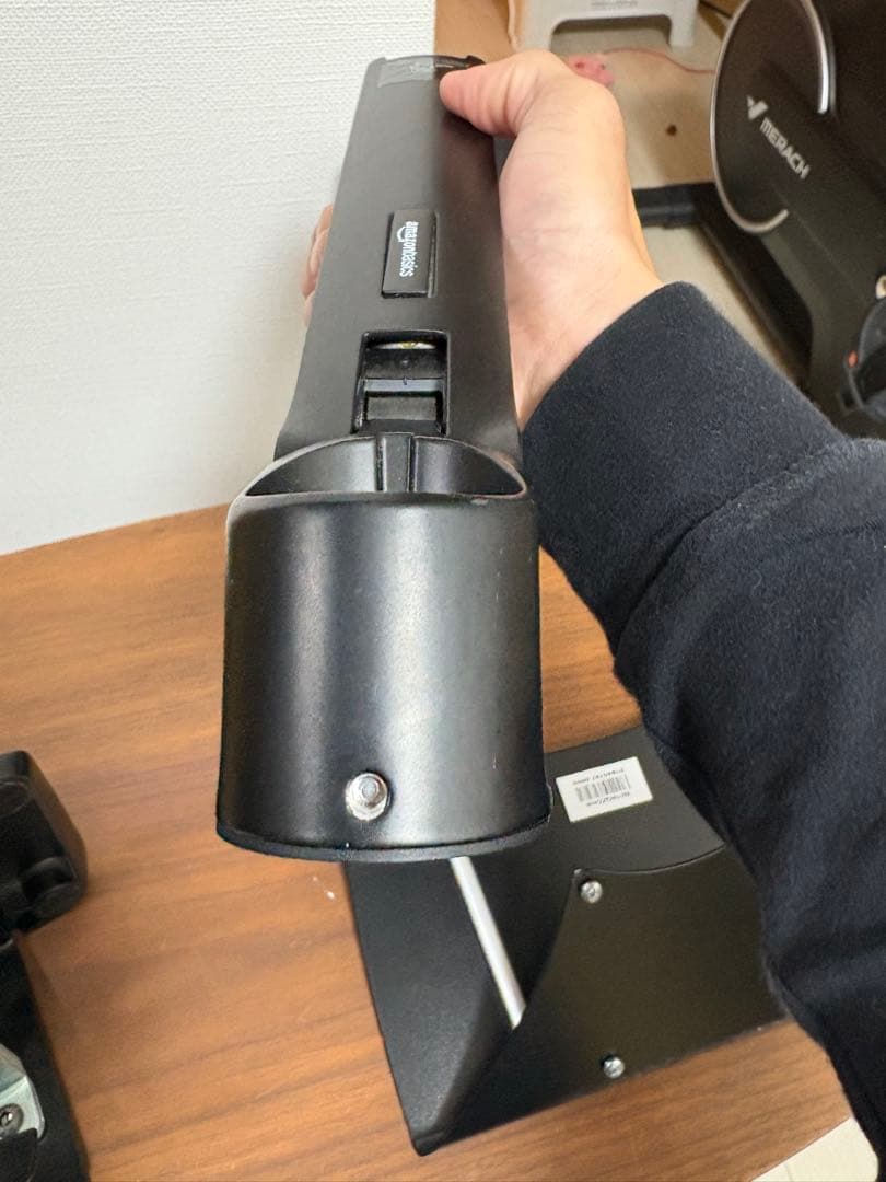 Amazonベーシック モニターアーム ノートパソコンスタンド付