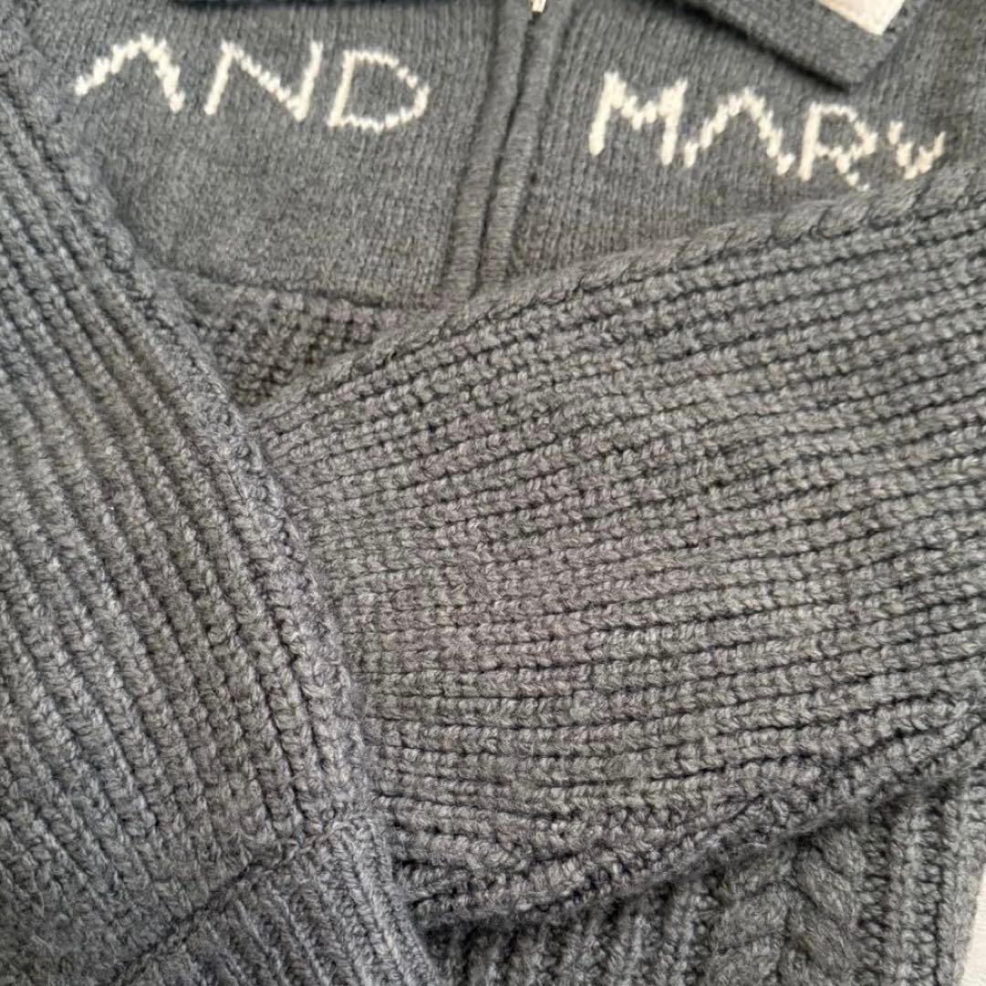 ジャケット・アウター andmary Mary logo zip tops gray