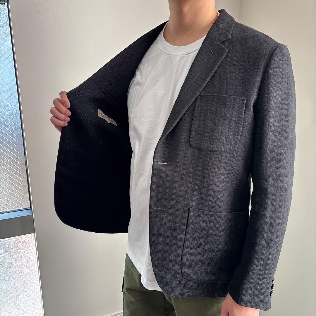 ポ*コ様 【美中古】マーガレットハウエル　Lサイズ　メンズ　テーラードジャケット