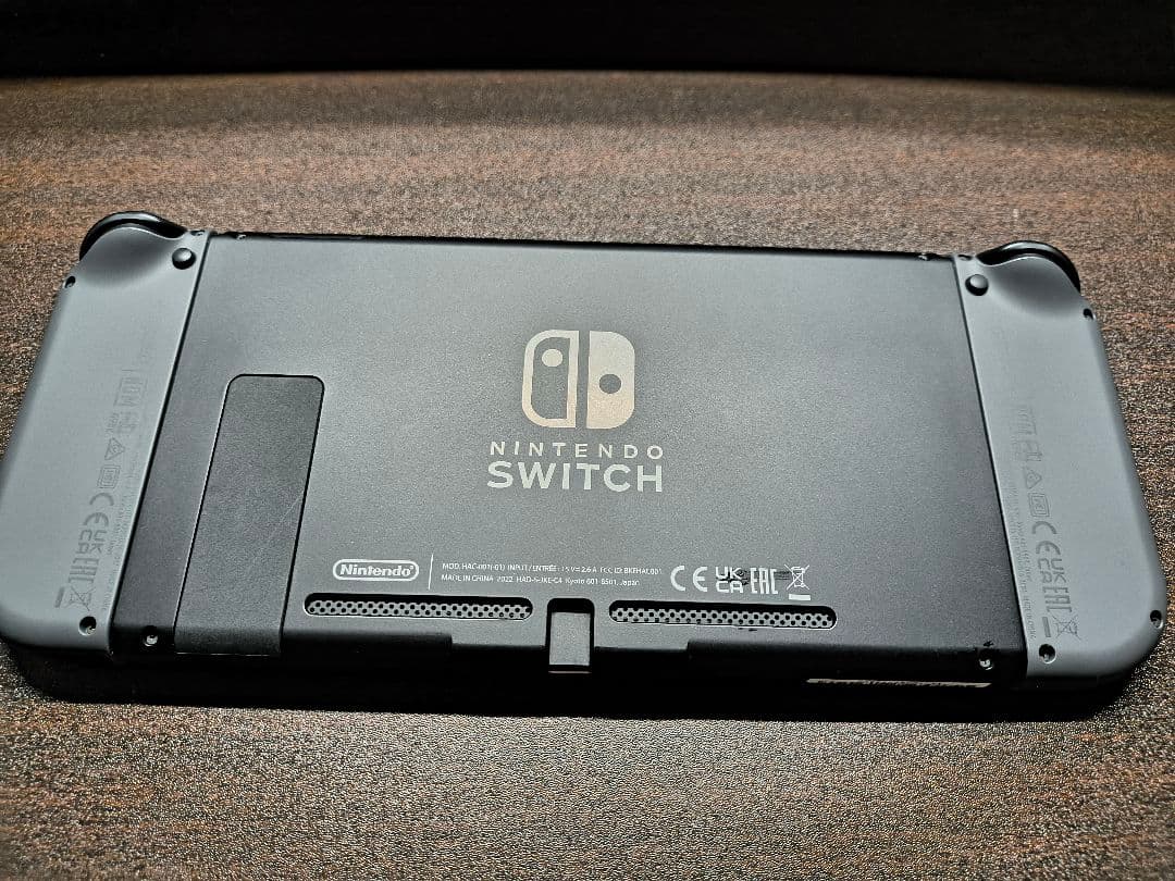 NINTENDO SWITCH本体(グレー) 完動品・付属品完備＋ソフト2本
