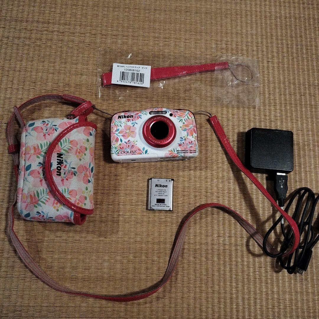 Nikon COOLPIX W150 防水・耐衝撃カメラ 花柄