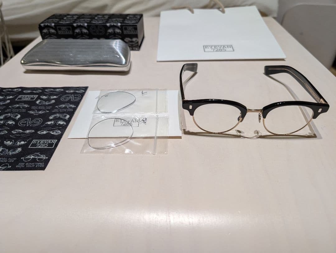 メガネ・老眼鏡 EYEVAN 7285 646-col100902 BLACK-