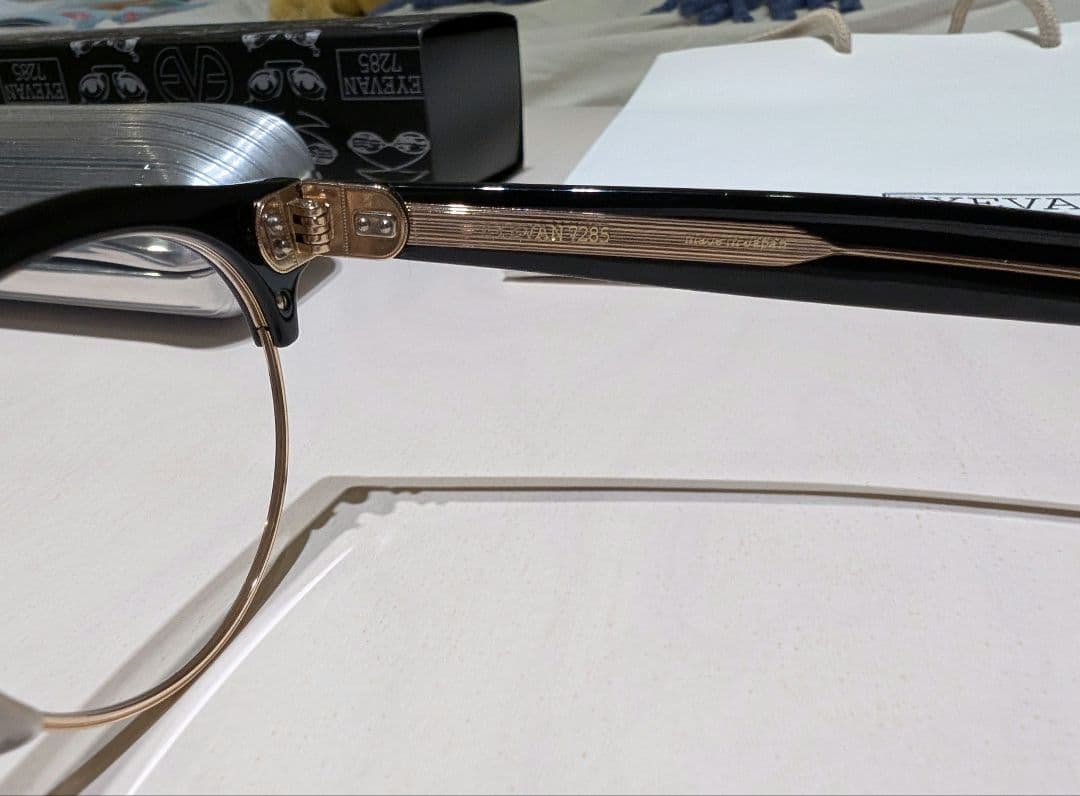 メガネ・老眼鏡 EYEVAN 7285 646-col100902 BLACK-