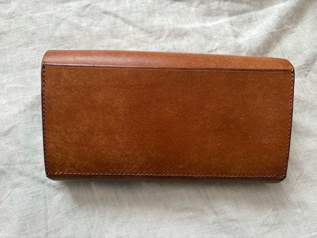 safuji 長財布（ホック）キャメル