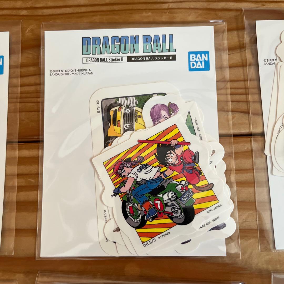 プレミアムバンダイ　原作　ドラゴンボールステッカー　A〜G
