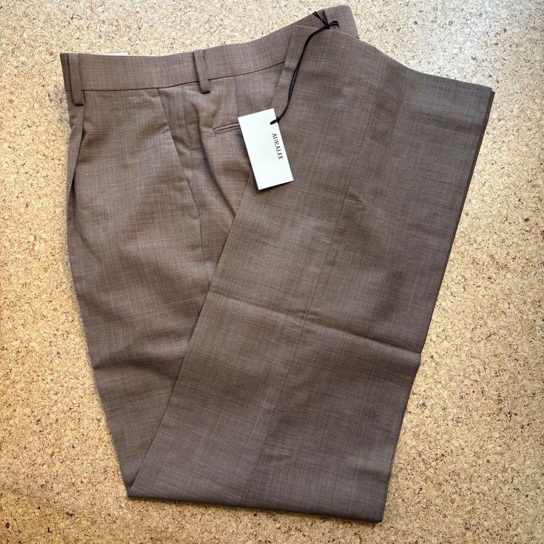 パンツ TROPICAL WOOL KID MOHAIR ONETUCK